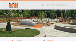 Desktop Screenshot of concreteedgeconstruction.ca